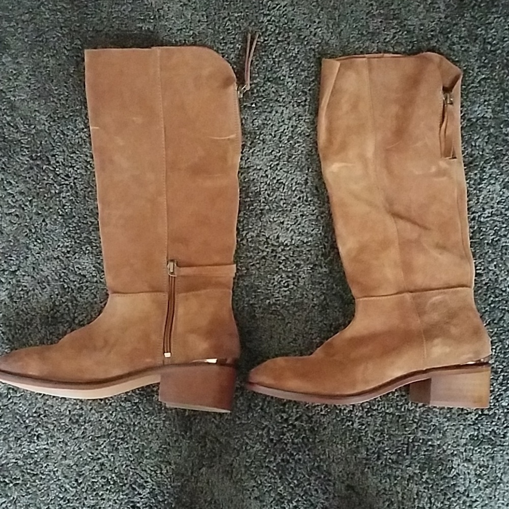 NWOT Genuine Suede Boots